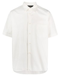 Chemise à manches courtes blanche Maison Flaneur