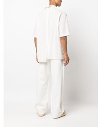 Chemise à manches courtes blanche Lanvin