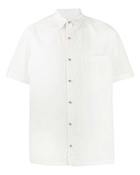 Chemise à manches courtes blanche Nanushka