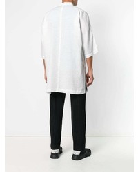 Chemise à manches courtes blanche Homme Plissé Issey Miyake