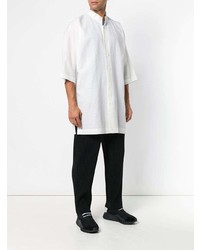 Chemise à manches courtes blanche Homme Plissé Issey Miyake