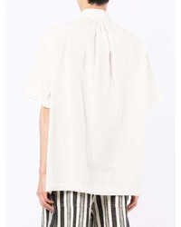 Chemise à manches courtes blanche Jacquemus