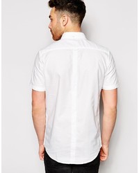 Chemise à manches courtes blanche Ben Sherman