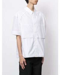 Chemise à manches courtes blanche Juun.J
