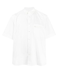 Chemise à manches courtes blanche Sacai