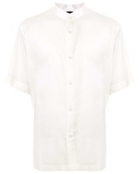 Chemise à manches courtes blanche Shanghai Tang