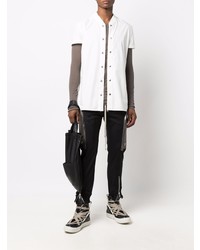 Chemise à manches courtes blanche Rick Owens