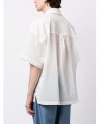 Chemise à manches courtes blanche Kolor