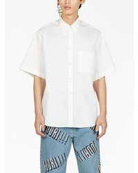 Chemise à manches courtes blanche Gucci