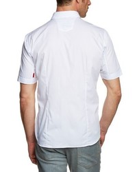 Chemise à manches courtes blanche Signum