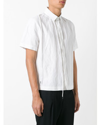 Chemise à manches courtes blanche Chalayan