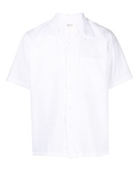 Chemise à manches courtes blanche Universal Works