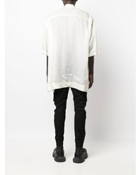 Chemise à manches courtes blanche Rick Owens