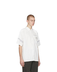 Chemise à manches courtes blanche C2h4