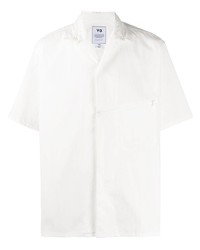 Chemise à manches courtes blanche Y-3