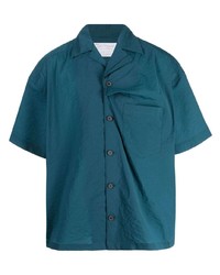 Chemise à manches courtes bleu canard Kolor