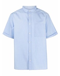 Chemise à manches courtes bleu clair Barbour