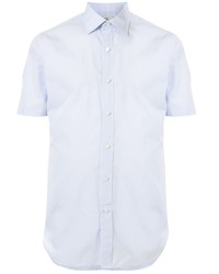 Chemise à manches courtes bleu clair Kent & Curwen