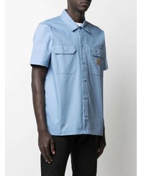 Chemise à manches courtes bleu clair Carhartt WIP