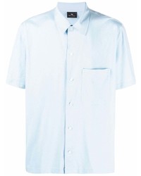 Chemise à manches courtes bleu clair PS Paul Smith