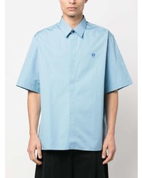 Chemise à manches courtes bleu clair Oamc