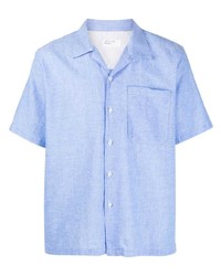 Chemise à manches courtes bleu clair Universal Works