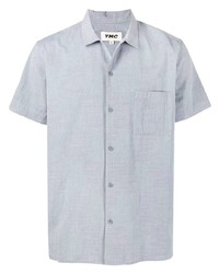 Chemise à manches courtes bleu clair YMC