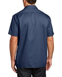 Chemise à manches courtes bleu marine Dickies