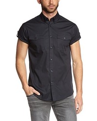 Chemise à manches courtes bleu marine JACK & JONES PREMIUM