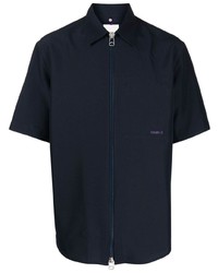 Chemise à manches courtes bleu marine Oamc