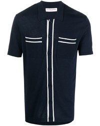 Chemise à manches courtes bleu marine Orlebar Brown