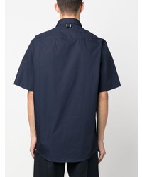 Chemise à manches courtes bleu marine Low Brand