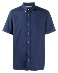 Chemise à manches courtes bleu marine Tommy Hilfiger