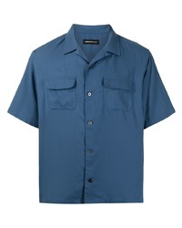 Chemise à manches courtes bleu marine UNDERCOVE
