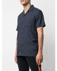 Chemise à manches courtes bleu marine Onia
