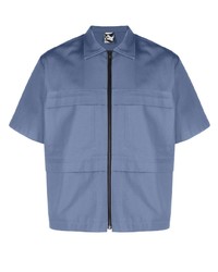 Chemise à manches courtes bleue GR10K