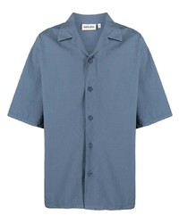 Chemise à manches courtes bleue Kenzo