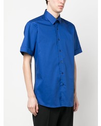 Chemise à manches courtes bleue Karl Lagerfeld