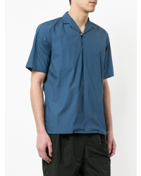 Chemise à manches courtes bleue Kolor
