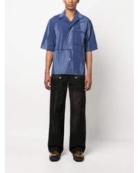 Chemise à manches courtes bleue JiyongKim