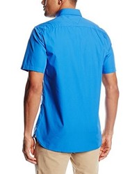 Chemise à manches courtes bleue Tommy Hilfiger