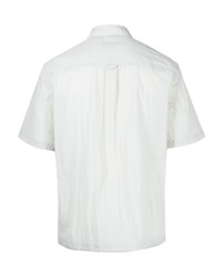 Chemise à manches courtes brodée blanche SPORT b. by agnès b.