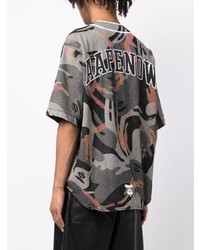 Chemise à manches courtes camouflage grise AAPE BY A BATHING APE