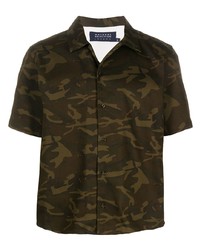 Chemise à manches courtes camouflage olive Natural Selection