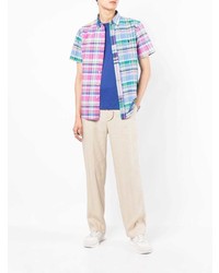 Chemise à manches courtes écossaise multicolore Polo Ralph Lauren