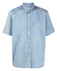 Chemise à manches courtes en denim bleu clair Carhartt WIP