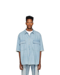 Chemise à manches courtes en denim bleu clair Fear Of God