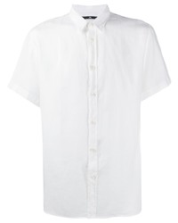 Chemise à manches courtes en lin blanche J. Lindeberg