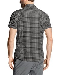 Chemise à manches courtes gris foncé Millet