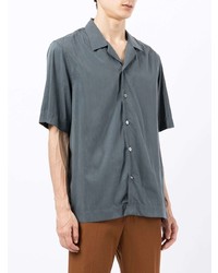 Chemise à manches courtes gris foncé Paul Smith